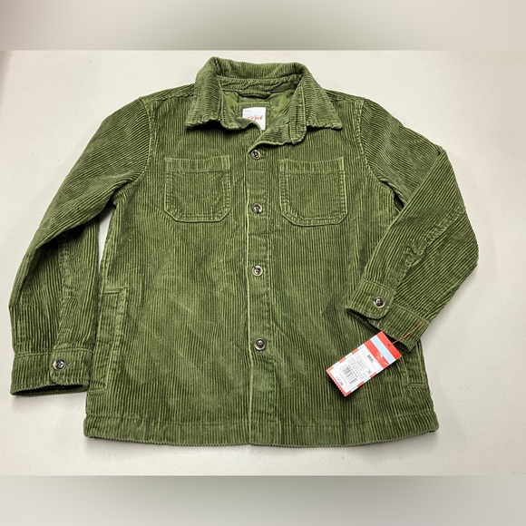 Boys' Long Sleeve Corduroy Shirt Jacket - Picture 2 of 5